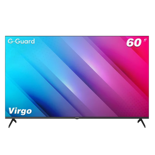 تلفزيون جي-جارد فيرجو سي جي 60 بوصة ذكي 4K UHD، تصميم بدون إطار، دولبي فيجن، HDR10+، نظام تشغيل جوجل تي في تلفزيون جي-جارد فيرجو سي جي 60 بوصة ذكي 4K UHD، تصميم بدون إطار، دولبي فيجن، HDR10+، نظام تشغيل جوجل تي في